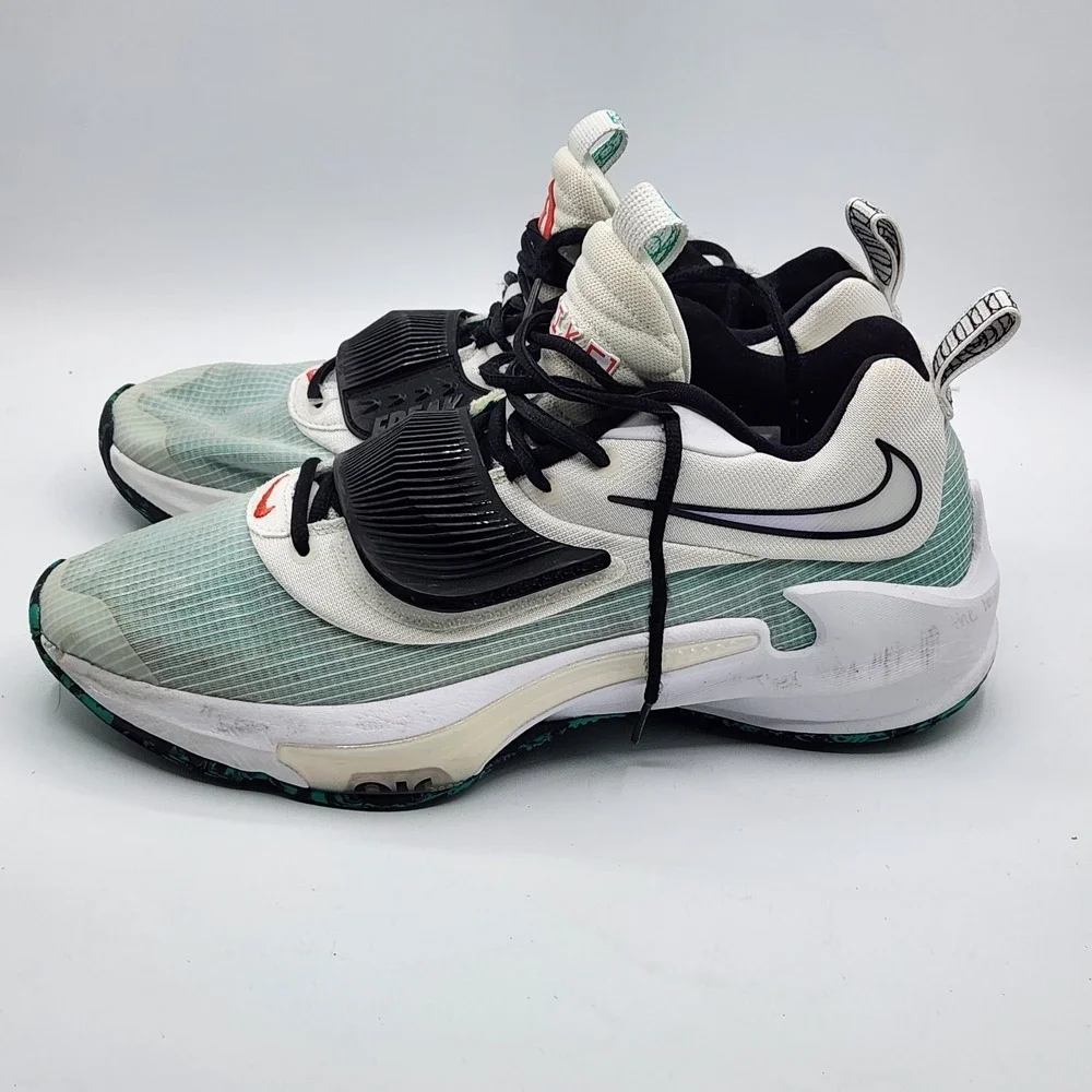 Nike Zoom Freak 3 Giannis Immortality Basketball Shoes White Green US 11‎